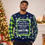 Seattle Seahawks Dear Santa All I Want Is Seahawks Win Super Bowl 2026 Ugly Sweater
