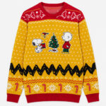 Snoopy And Charlie Brown Christmas Tree 2026 Ugly Christmas Sweater for Peanuts Fans