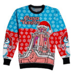 Snowy Tower Ugly Christmas Sweater 2026 for Christmas Fans