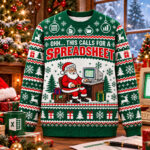 Spreadsheet Santa This Calls For A Spreadsheet Christmas 2026 Ugly Sweater