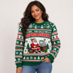 Spreadsheet Santa This Calls For A Spreadsheet Christmas 2026 Ugly Sweater