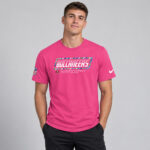 Tampa Bay Buccaneers 2026 Crucial Catch Graphic Pink Shirt for Football Fans