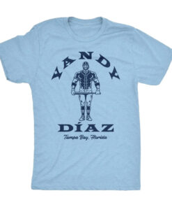 Tampa Bay Rays Yandy Díaz Strong Hitter Graphic Shirt for Baseball Fans