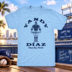 Tampa Bay Rays Yandy Díaz Strong Hitter Graphic Shirt for Baseball Fans