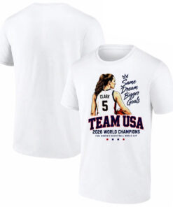 Team USA 2026 FIBA Women’s Basketball World Cup Champions Graphic Shirt for Basketball Fans