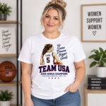 Team USA 2026 FIBA Women’s Basketball World Cup Champions Graphic Shirt for Basketball Fans