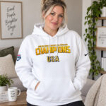 Team USA 2026 FIBA World Cup Champions White Graphic Shirt for Basketball Fans