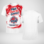 Team USA FIBA Women’s Basketball World Cup 2026 We Own The Game Shirt Mockup
