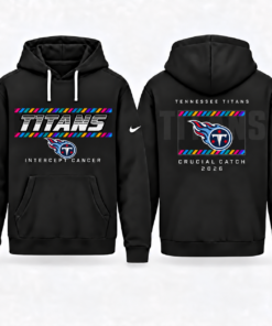 Tennessee Titans 2026 Crucial Catch Graphic Hoodie Version 3 for Football Fans
