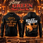 Tennessee Volunteers x Riley Green Thats Just Me Tour 2026 Black Hoodie