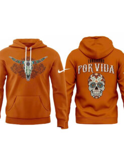 Texas Longhorns 2026 Hispanic Heritage Month Orange Graphic Hoodie for College Football Fans