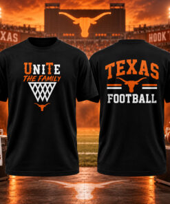 Texas Longhorns Unite The Family Graphic Shirt for College Football Fans