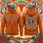 Texas Longhorns x Grateful Dead Night 2026 Graphic Hoodie for College Football and Grateful Dead Fans