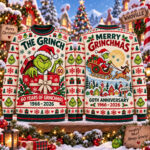 The Grinch 60th Anniversary Of Grinchmas 2026 Ugly Christmas Sweater
