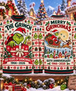 The Grinch 60th Anniversary Of Grinchmas 2026 Ugly Christmas Sweater