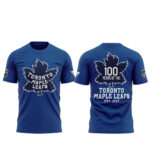 Toronto Maple Leafs 2027 100th Anniversary Graphic Shirt for Hockey Fans