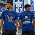 Toronto Maple Leafs 2027 100th Anniversary Graphic Shirt for Hockey Fans