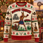 Tyler Childers Snipe Hunt Tour 2026 Kangaroo Boxing Ugly Christmas Sweater