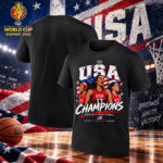 USA Team Women’s Basketball Fiba World Cup 2026 Champions Graphic Shirt for Basketball Fans