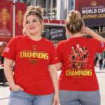 USA Team Women’s Basketball Fiba World Cup 2026 Champions Red Graphic Shirt for Basketball Fans