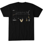 Vanderbilt Commodores Football Miracle Win Probability Chart Graphic Shirt for College Football Fans