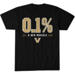 Vanderbilt Commodores Football The 0.1% Chance Miracle Graphic Shirt for College Football Fans