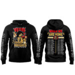 Vegas Golden Knights When We Were Emo Black Graphic Hoodie for Hockey Fans
