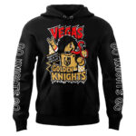 Vegas Golden Knights When We Were Emo Black Graphic Hoodie for Hockey Fans