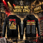 Vegas Golden Knights When We Were Emo Black Graphic Hoodie for Hockey Fans