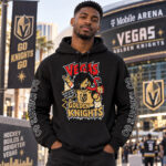 Vegas Golden Knights When We Were Emo Black Graphic Hoodie for Hockey Fans