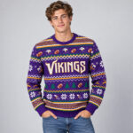Viking Skol Runes 2026 Ugly Holiday Sweater