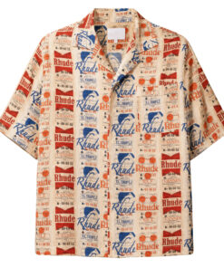 Vintage Travel Ticket Collage 2026 Hawaiian Shirt for Summer Vacation