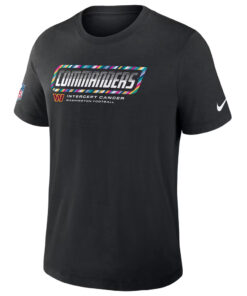 Washington Commanders 2026 Crucial Catch Graphic Black Shirt for Football Fans