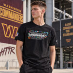 Washington Commanders 2026 Crucial Catch Graphic Black Shirt for Football Fans