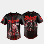 Washington Nationals x Slipknot Stadium Tour 2027 Graphic Baseball Jersey for Baseball and Slipknot Fans