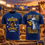 West Virginia Mountaineers x Lainey Wilson Whirlwind Event Show 2026 Graphic Shirt for College Football and Lainey Wilson Fans