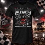 World Of Outlaws Checkered Finish Graphic Shirt for Racing Fans