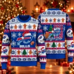 Buffalo Bills They Not Like Us Ugly Christmas Sweater