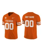 Custom Name and Number Texas Longhorns Gameday Burnt Orange Graphic Football Jersey for College Football Fans