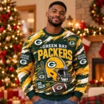 Green Bay Packers 2026 Go Pack Go Ugly Christmas Sweater