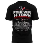 Houston Texans 25 Seasons of Texans Football Forever H-Town Graphic Shirt for Football Fans