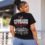 Houston Texans 25 Seasons of Texans Football Forever H-Town Graphic Shirt for Football Fans
