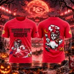Kansas City Chiefs x Halloween Night 2026 Navy Graphic Shirt for Football Fans