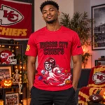 Kansas City Chiefs x Halloween Night 2026 Navy Graphic Shirt for Football Fans