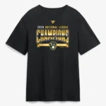 Milwaukee Brewers Black 2026 National League Champions Roster Shirt