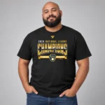 Milwaukee Brewers Black 2026 National League Champions Roster Shirt