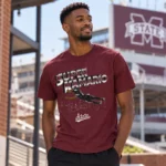 Mississippi State Bulldogs Football Super Kamario Taylor Dive Graphic Shirt for College Football Fans