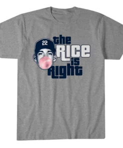 New York Yankees Ben Rice The Rice Is Right Graphic Shirt for Baseball Fans