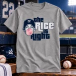 New York Yankees Ben Rice The Rice Is Right Graphic Shirt for Baseball Fans