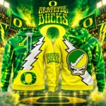 Oregon Ducks x Grateful Dead 2026 Graphic Hoodie for College Football and Grateful Dead Fans